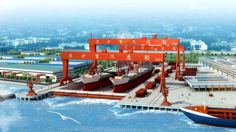 1、江蘇東方重工420m×142m五十萬噸級船塢——全景模擬.jpg
